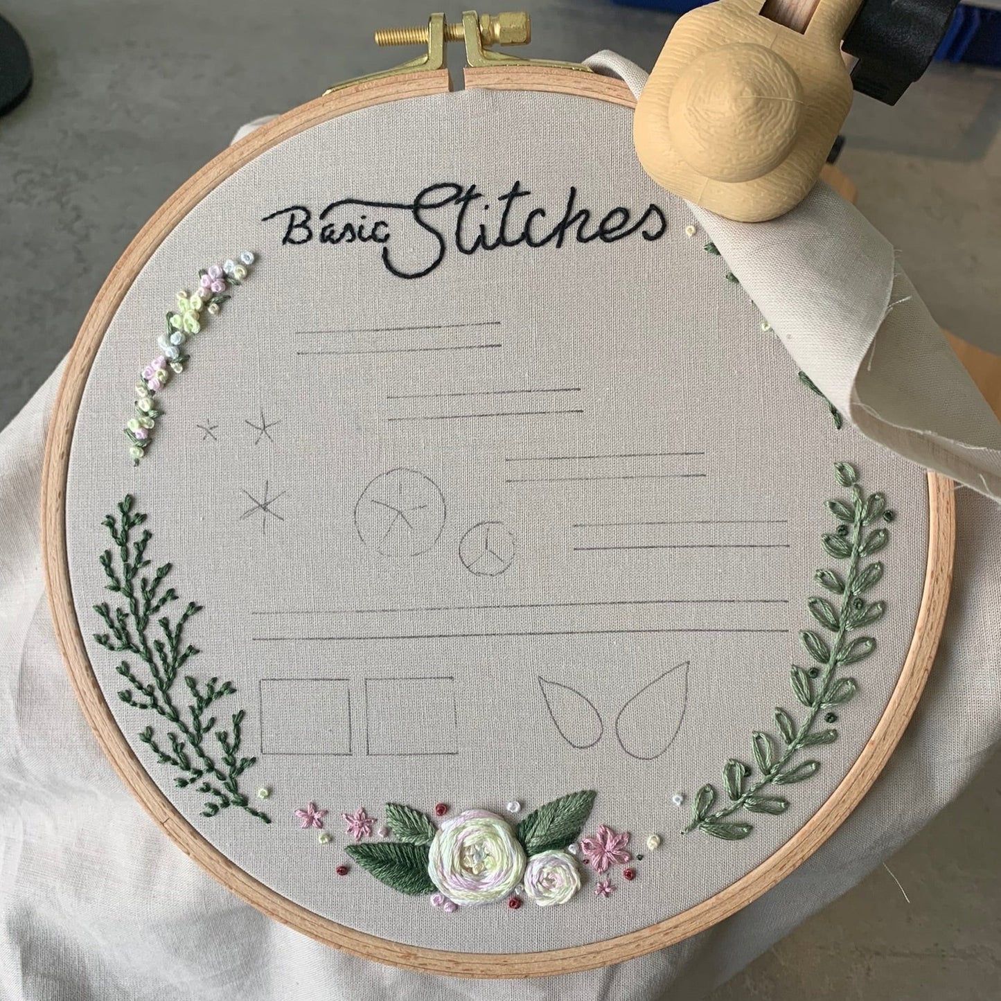 Little Stitchy Guide - Learn the basics of embroidery EN + DE